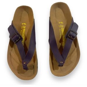 Birkenstock Adria Thong Sandals Sz 39 NEW Plum Purple Grape.| Size: 8
